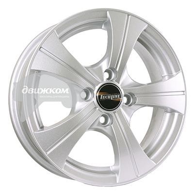 

Литые диски Tech Line 5,5x14/4x100 ET49 D56,6 410 Silver, 410