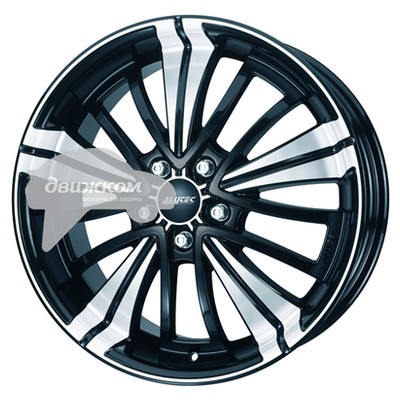 

Литые диски Alutec 9,5x20/5x112 ET70 D70 Ecstasy Diamant black front polished