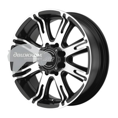 

Литые диски American Racing 9,5x22/8x165,1 ET0 D125 AR708 Black/Machined, AR708