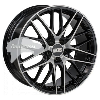 

Литые диски BBS 7,5x17/5x112 ET46 D57 CS Black + Diamond Cut