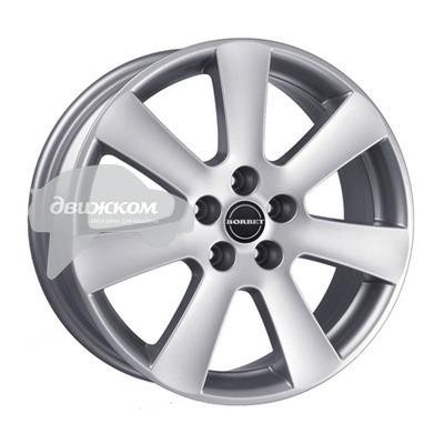 

Литые диски Borbet 7x16/5x112 ET50 D57,1 CA crystal silver, CA