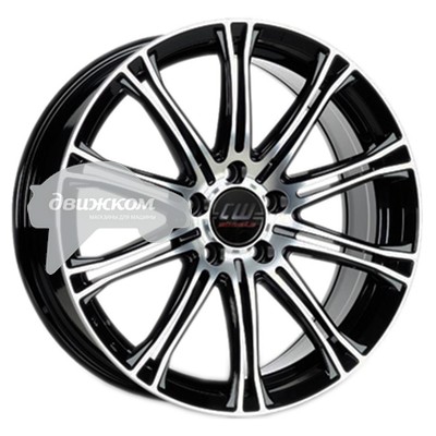 

Литые диски Borbet 7x17/5x114,3 ET40 D72,5 CW1 Black polished, CW1