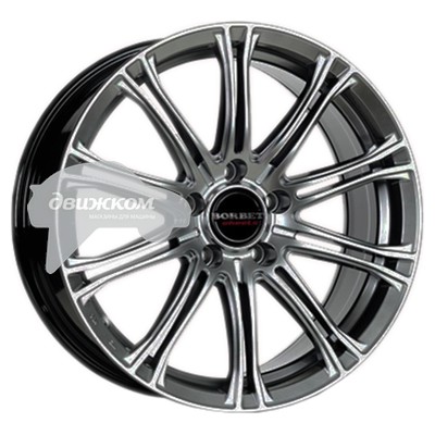 

Литые диски Borbet 8x18/5x108 ET45 D72,5 CW1/5 Hyper Silver
