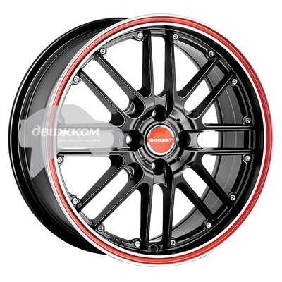 

Литые диски Borbet 8x18/5x112 ET50 D72,5 CW2/5 Black Red Line, CW2/5