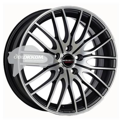

Литые диски Borbet 8x17/5x112 ET48 D72,5 CW4/5 Matt Black Polished, CW4/5