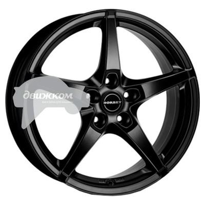 

Литые диски Borbet 7x17/5x112 ET38 D72,5 FS Black matt, FS