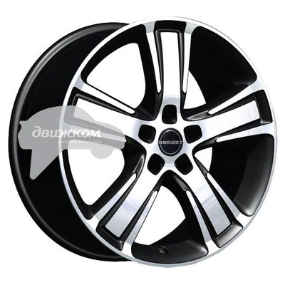 

Литые диски Borbet 7,5x17/5x114,3 ET40 D72,5 MA Black polished, MA