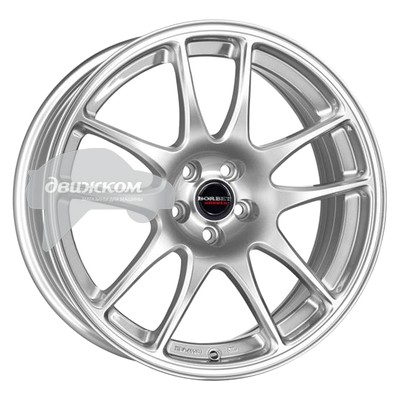 

Литые диски Borbet 7x17/5x100 ET38 D57,1 RS Brilliant Silver