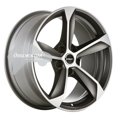 

Литые диски Borbet 10x22/5x130 ET55 D84,1 S Graphite polished matt, S
