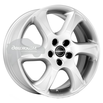 

Литые диски Borbet 6x15/5x114,3 ET45 D72,5 TC Brilliant Silver, TC