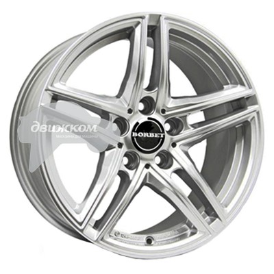 

Литые диски Borbet 7,5x17/5x120 ET35 D72,5 XR Brilliant Silver, XR