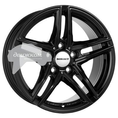 

Литые диски Borbet 8x17/5x120 ET30 D72,5 XR Black glossy, XR