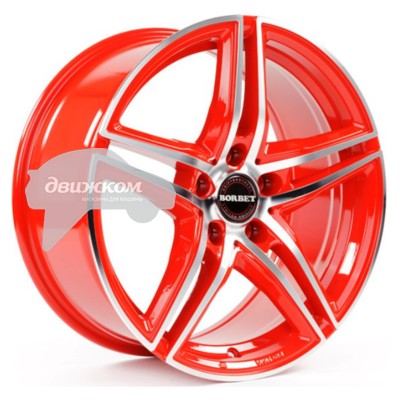 

Литые диски Borbet 8x18/5x112 ET35 D72,5 XRT Red Front Polished, XRT