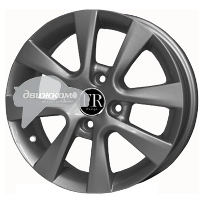 

Литые диски FR replica 5,5x14/4x100 ET46 D54,1 KI622 Silver (№11)