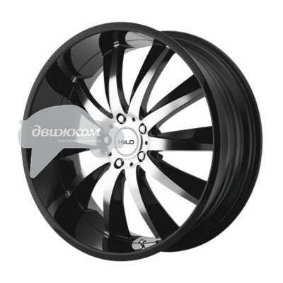

Литые диски Helo 10x20/5x120 ET40 D74 HE851 Black/Machined, HE851