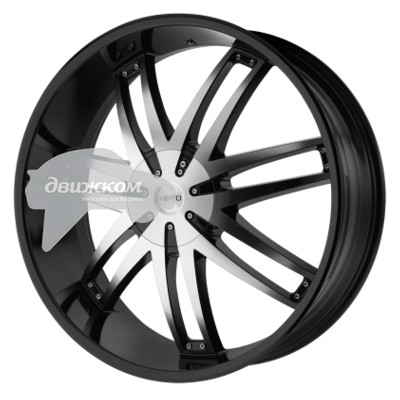 

Литые диски Helo 9,5x24/6x139,7 ET15 D78,1 HE868 Black/Machined, HE868