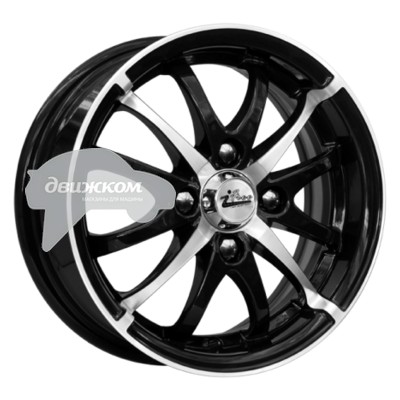 

Литые диски iFree 5,5x13/4x98 ET35 D58,5 Аврора Блэк Джек, Аврора