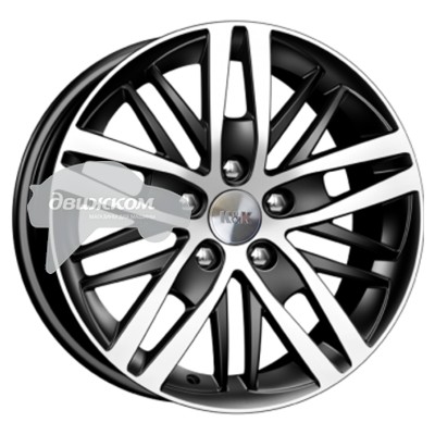 

Литые диски K&K 7x16/5x114,3 ET45 D66,1 Fencer (КС730) Алмаз черный, Fencer (КС730)
