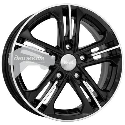 

Литые диски K&K 6,5x16/5x114,3 ET40 D66,1 Trinity Алмаз черный, Trinity