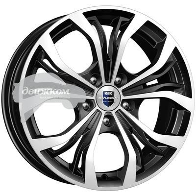 

Литые диски K&K 7x17/5x114,3 ET39 D60,1 Аламида Алмаз черный, Аламида