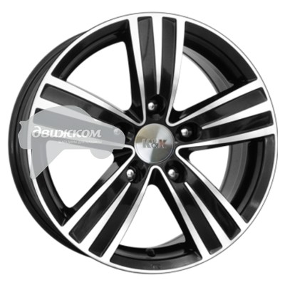 

Литые диски K&K 7x16/5x112 ET49 D57,1 да Винчи Алмаз черный, да Винчи