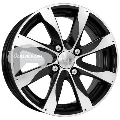 

Литые диски K&K 6x15/4x114,3 ET44 D56,6 Джемини Алмаз черный, Джемини