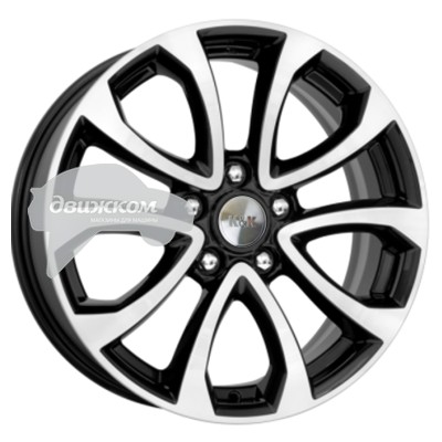 

Литые диски K&K 7x17/5x114,3 ET47 D66,1 КС623 Алмаз черный, КС623
