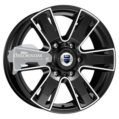 

Литые диски K&K 7x17/6x139,7 ET30 D106,1 Севенна (КС726) Алмаз черный, Севенна (КС726)