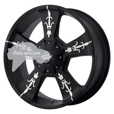 

Литые диски KMC 9x22/5x150 ET30 D110 KM668 Black/Machined, KM668