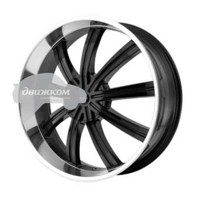 

Литые диски KMC 9,5x24/6x135*6x139,7 ET35 D78,1 KM672 Black/Machined, KM672
