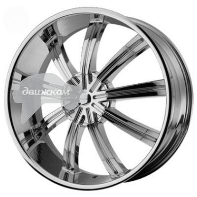 

Литые диски KMC 9,5x24/6x135*6x139,7 ET35 D78,1 KM672 Chrome, KM672