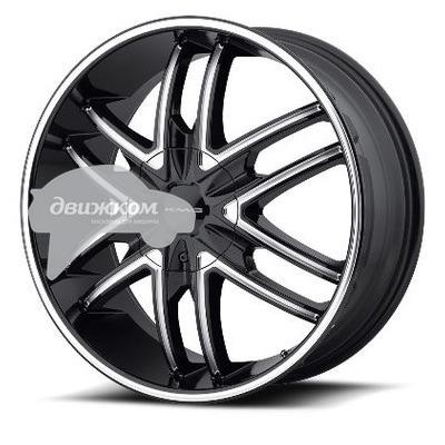 

Литые диски KMC 9,5x24/6x139,7 ET38 D78,1 KM678 Black/Machined, KM678