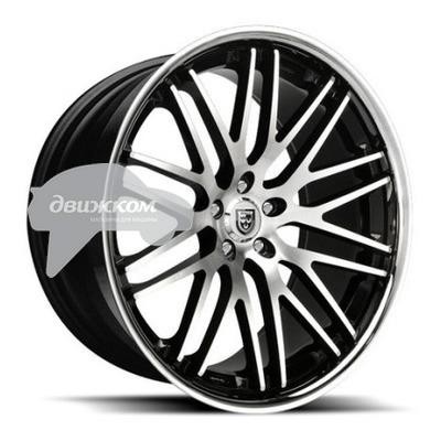 

Литые диски Lexani 10,5x20/5x120 ET35 D74,1 CVX44 Black/Machined/Chrome Lip, CVX44