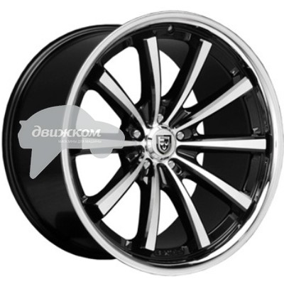 

Литые диски Lexani 10,5x20/5x120 ET35 D74,1 CVX55 Flat Black/Machined/Chrome Lip, CVX55