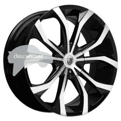 

Литые диски Lexani 7,5x17/5x108*5x114,3 ET40 D73 Lust Black/Machined, Lust