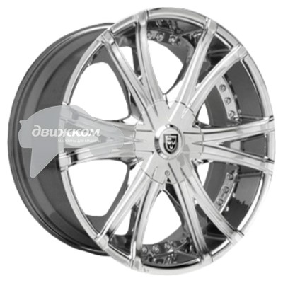 

Литые диски Lexani 8,5x22/5x114,3*5x120 ET38 D74 LX12 Chrome, LX12