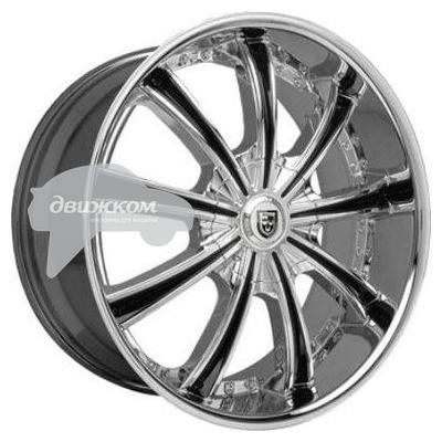 

Литые диски Lexani 9,5x22/5x112 ET35 D74 LX19 Chrome/Black, LX19