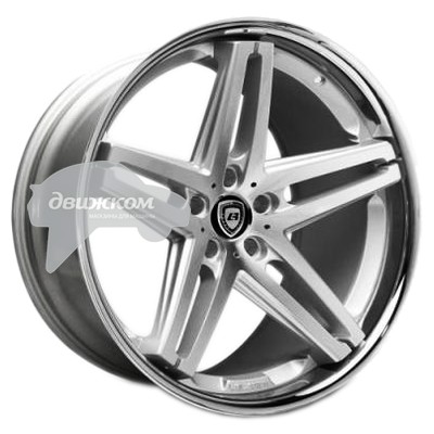 

Литые диски Lexani 10x22/5x130 ET35 D74,1 R5 Silver/Machined/Chrome Lip