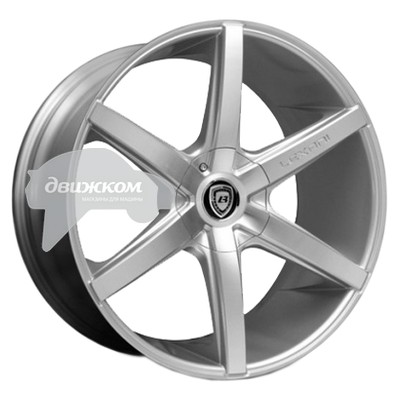 

Литые диски Lexani 7,5x17/5x108*5x114,3 ET35 D73 R6 Silver/Machined, R6