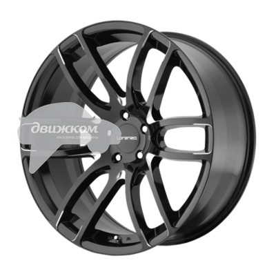 

Литые диски Lorenzo 8,5x20/5x120 ET15 D74,1 WL36 Black/Machined