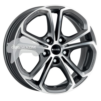 

Литые диски MAK 6,5x16/5x112 ET42 D76 Hessen Gunmetal Mirror Face, Hessen