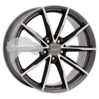 

Литые диски MAK 7,5x17/5x100 ET35 D57,1 Ringe Gun Metallic Mirror Face, Ringe