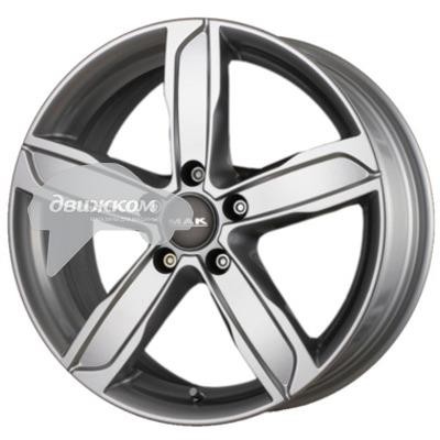 

Литые диски MAK 7x16/5x112 ET39 D66,45 Stadt W Silver
