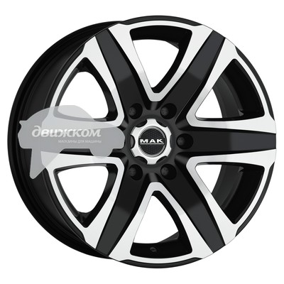 

Литые диски MAK 8x17/5x127 ET35 D71,6 Stone 4x4 T Black mirror, Stone 4x4 T