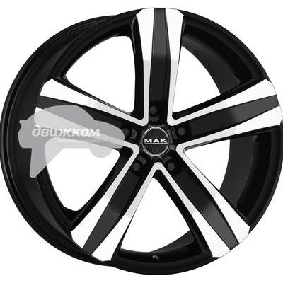 

Литые диски MAK 7,5x17/5x120 ET55 D65,1 Stone 5 W Black mirror, Stone 5 W