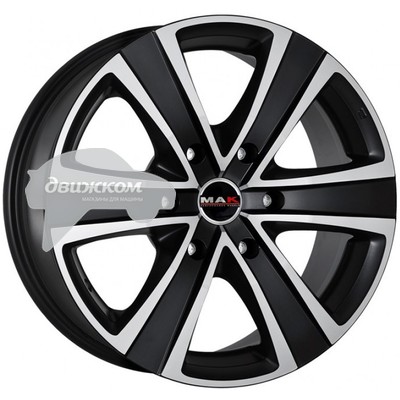 

Литые диски MAK 8,5x20/6x139,7 ET38 D67,1 Stone 6 Black mirror, Stone 6