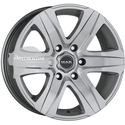

Литые диски MAK 7,5x17/6x139,7 ET55 D93,1 Stone 6 W Silver, Stone 6 W