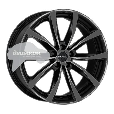 

Литые диски MAK 7,5x18/5x114,3 ET39 D60,1 Wolf Gloss Black