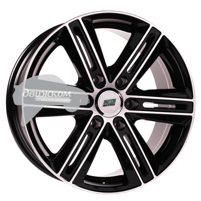 

Литые диски N2O 8x18/6x139,7 ET25 D106,2 Y3804 BFP, Y3804
