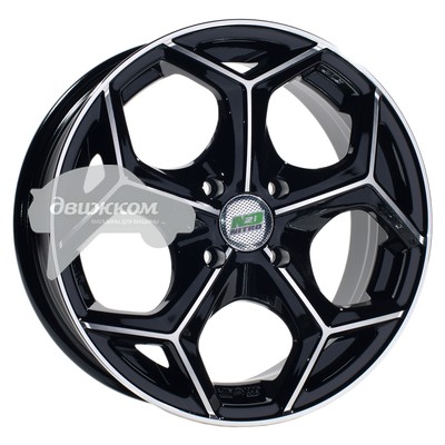 

Литые диски N2O 6x15/5x100 ET38 D57,1 Y741 BFP, Y741